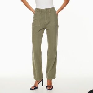 Denim Forum High Rise Green Jeans size 24